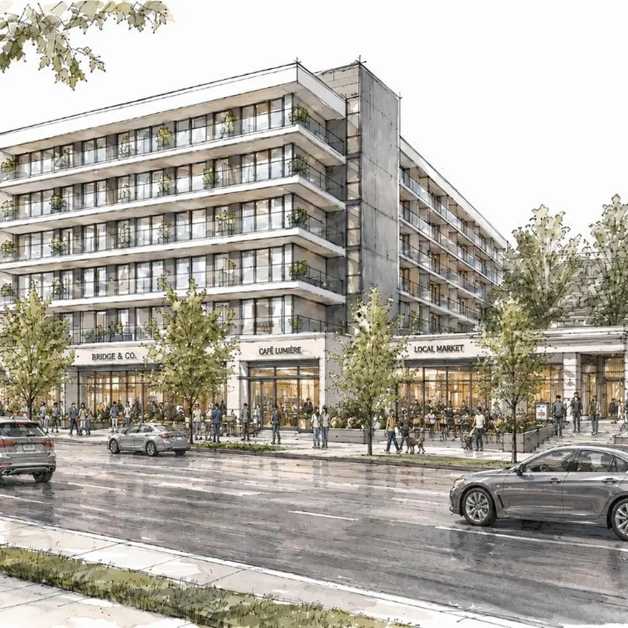 Everyday retail and grocery frontage at Echo, Lot B